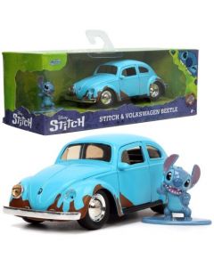 JADA Disney Volkswagen Beetle Stitch 1:32 Car Lilo