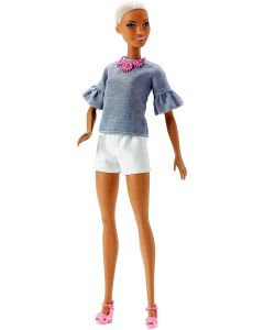 Barbie- Fashionistas Bambola in Top in Cambrì - Mattel FBR37