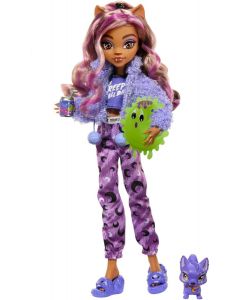 Mattel Monster High Pigiama Doll Clawdeen HKY67