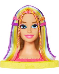 Barbie - Super Chioma Hairstyle Capelli Arcobaleno Da Pettinare - Mattel HMD78