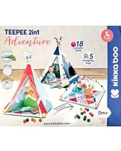 Kikkaboo - Tenda 2in1 Adventure Boy