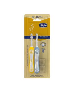Chicco Spazzolini Indaco/Senape 2 Pezzi +6 Mesi 120821100