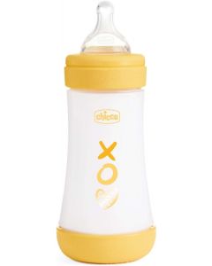 Chicco Biberon Perfect 240ML Unisex Tettarella in Silicone Flusso Medio 20223310