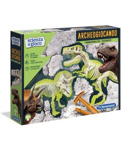 Archeogiocando T-Rex & Triceratopo - Scienza&Gioco Clementoni 13984