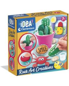 Clementoni- Idea-Surprise Box-Rock Art-lavoretti creativi