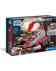 Clementoni- Scienza&Gioco Robotics-Scorpion Set di Costruzioni, Kit di robotica