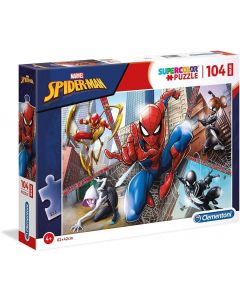 Puzzle Spider Man 104 Pezzi Maxi - Clementoni 23734