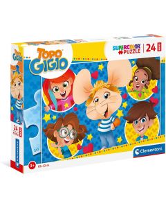 Topo Gigio Supercolor Gigio-24 Maxi Pezzi Puzzle