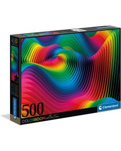 Clementoni Colorboom Collection-Waves 500 pezzi, puzzle 