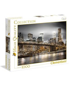 New York Skyline Puzzle 1000 Pezzi Multicolore - Clementoni 39366