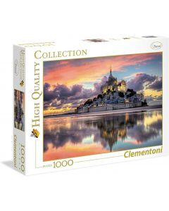 Clementoni-Le Magnifique Mont Saint-Michel Puzzle, 1000 Pezzi