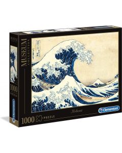 Clementoni-La Grande Onda di Hokusa Museum Collection Puzzle, 1000 Pezzi,