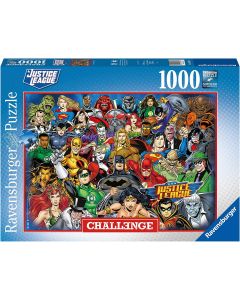 Ravensburger, Puzzle 1000 Pezzi, DC Comics Challenge