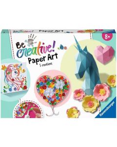 Ravensburger Be Creative Paper Art Unicorno 18236