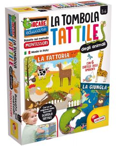 Montessori Tombola Tattile degli Animali - Lisciani Giochi 72460