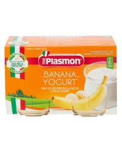 Plasmon Baby Merenda Yogurt e Banana - 2X120GR