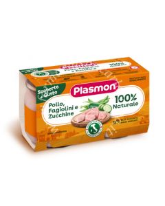 Plasmon - Omo Pollo/Fagiolini/Zucchine 2x104