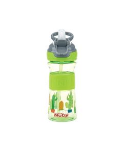 Nuby Borraccia Flip-It in Tritan con Beccuccio 360ml - Verde