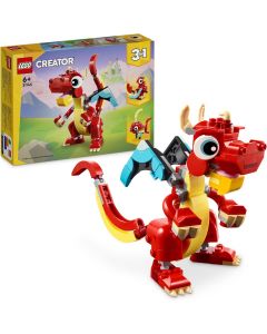 LEGO Creator 3 in 1 Drago Rosso - 31145
