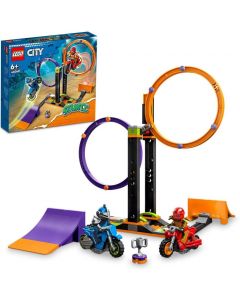 LEGO 60360 City Stuntz Sfida Acrobatica Anelli Rotanti