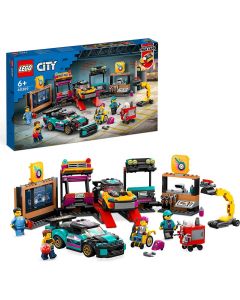 LEGO City 60389 -  Garage Auto Personalizzato - Set con 2 Macchine