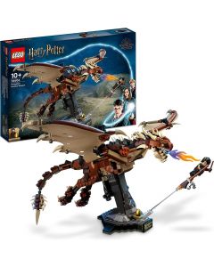 LEGO Harry Potter Ungaro Spinato, Modellino da Costruire, con Drago Giocattolo,con Personaggi Hogwarts, 76406