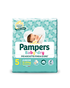 Pampers Baby Dry TG.5 - Junior - 11/25 KG