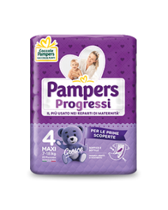 Pampers Progressi TG.4 - Maxi - 7/18 KG