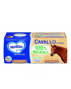 Mellin Omogeneizzato Carne Cavallo - 2X80 GR