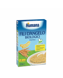 Humana Pastina Biologica Fili D'Angelo - 320 gr