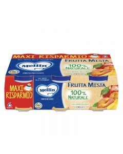 Mellin Omogeneizzato Frutta Mista - 6x100 GR