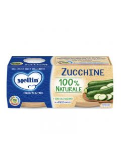 Mellin Omogeneizzato Verdure Zucchine - 2x80 GR