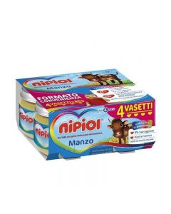 Nipiol Omogeneizzato Carne Manzo - 4x80 GR