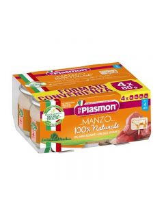 Plasmon Omogeneizzato Carne Manzo - 4x80 GR