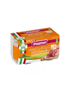 Plasmon Omogeneizzato Carne Manzo & Pollo - 2x80 GR