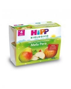 Hipp Frutta Grattuggiata Mela e Pera - 4X100GR