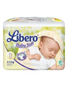 Libero Pannolini Baby Soft - Taglia 1 - 2/4 KG