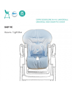 Italbaby - Copriseggiolone Universale in PVC Baby Re Azzurro
