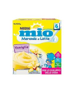 Mio Merenda Latte e Vaniglia - 4X100GR