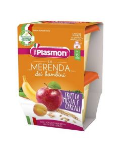 Plasmon Merenda Cereali e Frutta Mista - 2X120GR