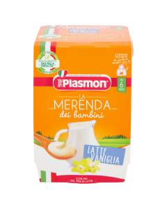 Plasmon Merenda Latte e Vaniglia - 2X120GR