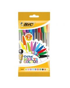 Bic Penna Cristal Cristal Colori Assortiti - 10 PZ