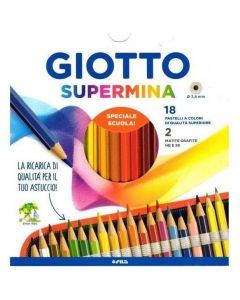Fila Giotto Supermina 18 Pezzi + 2 Matite