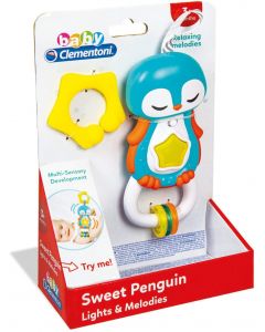 Clementoni 17331 - Baby Clem Sonaglino Pinguino Interattivo