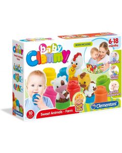 Clementoni 171743 - Baby Clemmy Mamma e Cuccioli della Fattoria
