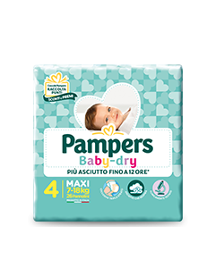 Pampers Baby Dry TG.4 - Maxi - 7/18 KG