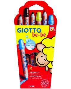 Fila - Giotto Be-bè Supermatitoni Astuccio 6 Colori - 466400