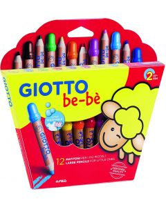 Fila - Giotto Be-bè Supermatitoni Astuccio 12 Colori - 466500