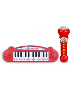 Bontempi 602110 - Tastiera 24 Tasti con Microfono Karaoke