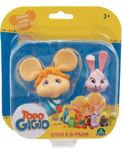 Topo Gigio-Mini Gigio & G-Team 2 Personaggi - Grandi Giochi 01000